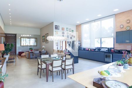 sala de casa de condomínio à venda com 4 quartos, 251m² em Alphaville Nova Lima, Nova Lima