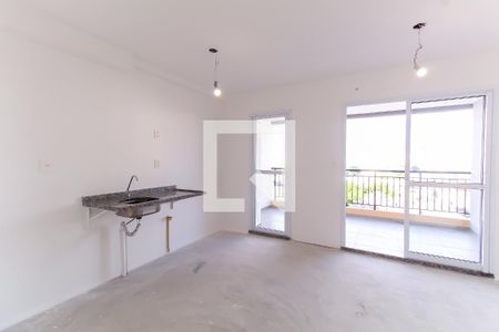 Sala/Cozinha de apartamento à venda com 2 quartos, 53m² em Belenzinho, São Paulo