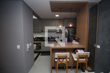 Cozinha e Área de Serviço de casa de condomínio à venda com 2 quartos, 68m² em Vila Carrão, São Paulo