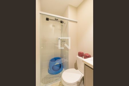 Apartamento à venda com 111m², 3 quartos e 4 vagasBanheiro da suíte 1