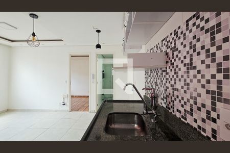 Cozinha de apartamento à venda com 2 quartos, 34m² em Jurubatuba, São Paulo