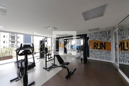 Apartamento para alugar com 36m², 1 quarto e 1 vaga Apartamento para alugar com 36m², 1 quarto e 1 vagaÁrea comum - Academia