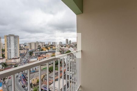 Varanda da sala  de apartamento à venda com 2 quartos, 50m² em Centro, Diadema
