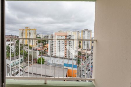 Varanda da sala  de apartamento à venda com 2 quartos, 50m² em Centro, Diadema