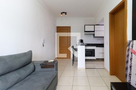 Sala de apartamento para alugar com 1 quarto, 42m² em Jardim Palma Travassos, Ribeirão Preto
