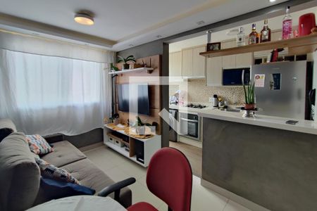 Sala de apartamento à venda com 2 quartos, 47m² em Jardim Marcia, Campinas