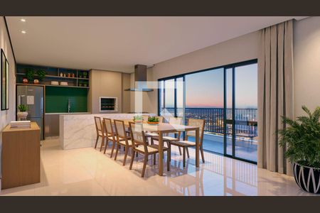 Apartamento à venda com 48m², 2 quartos e 1 vagaÁrea gourmet