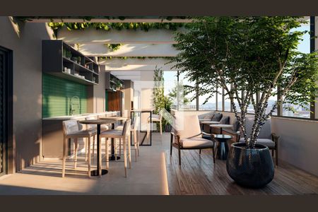 Apartamento à venda com 48m², 2 quartos e 1 vagaÁrea gourmet