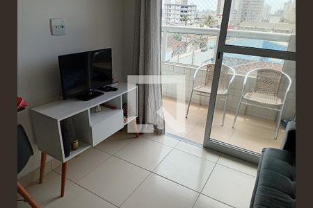Sala de apartamento para alugar com 2 quartos, 92m² em Vila Caiçara, Praia Grande