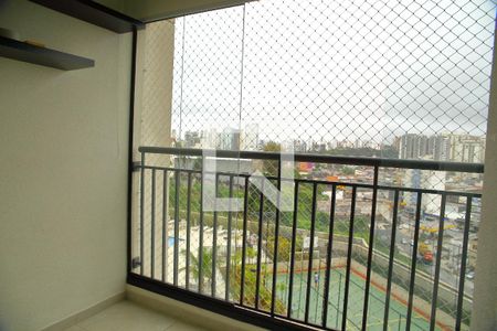 Varanda da Sala de apartamento para alugar com 1 quarto, 42m² em Jardim Olavo Bilac, São Bernardo do Campo