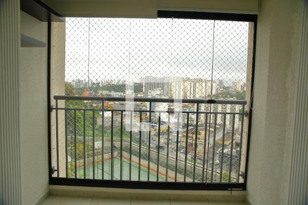 Varanda da Sala de apartamento para alugar com 1 quarto, 42m² em Jardim Olavo Bilac, São Bernardo do Campo