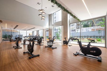 Studio para alugar com 24m², 1 quarto e sem vagaAcademia