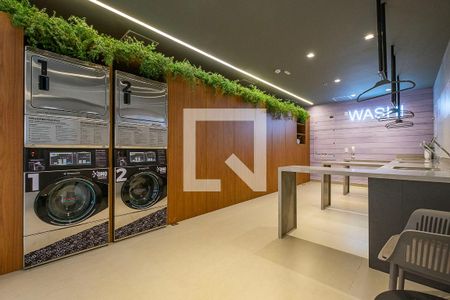 Studio para alugar com 24m², 1 quarto e sem vagaLavanderia