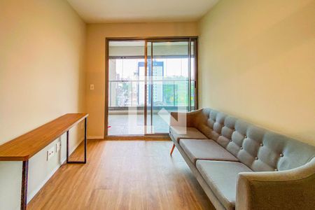 Sala de apartamento para alugar com 1 quarto, 42m² em Santo Amaro, São Paulo