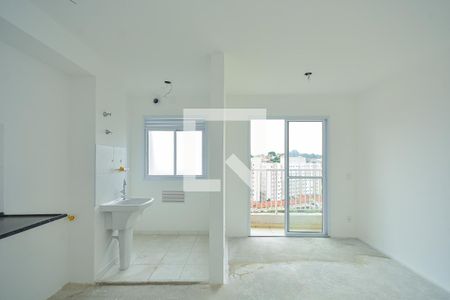 Sala/Cozinha de apartamento à venda com 2 quartos, 37m² em Vila dos Andradas, São Paulo