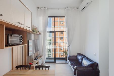 Sala de apartamento para alugar com 1 quarto, 37m² em Pinheiros, São Paulo