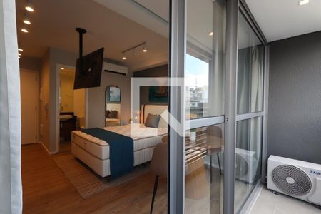 Studio para alugar com 27m², 1 quarto e sem vagaVaranda