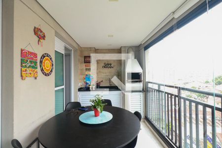 Varanda Gourmet de apartamento à venda com 3 quartos, 83m² em Santa Paula, São Caetano do Sul