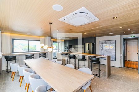 Studio para alugar com 25m², 1 quarto e sem vaga Studio para alugar com 25m², 1 quarto e sem vagaÁrea comum - Salão de festas