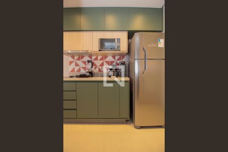 Cozinha de kitnet/studio à venda com 1 quarto, 25m² em Pinheiros, São Paulo