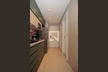Cozinha de kitnet/studio à venda com 1 quarto, 25m² em Pinheiros, São Paulo