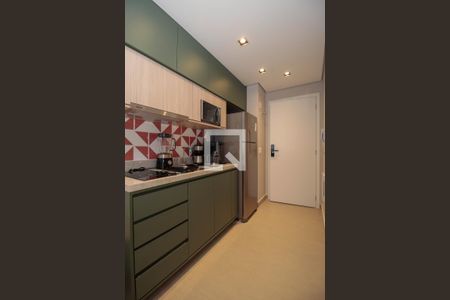 Cozinha de kitnet/studio à venda com 1 quarto, 25m² em Pinheiros, São Paulo