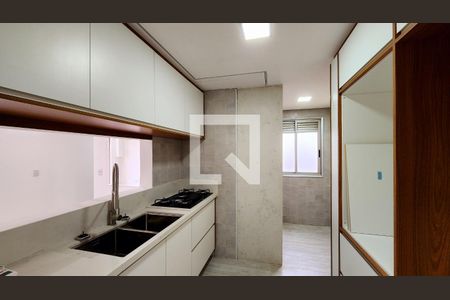 Cozinha e Área de Serviço de apartamento à venda com 2 quartos, 74m² em Retiro, Jundiaí