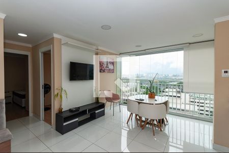 Sala de apartamento à venda com 2 quartos, 46m² em Parque Industrial Tomas Edson, São Paulo
