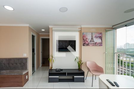 Sala de apartamento à venda com 2 quartos, 46m² em Parque Industrial Tomas Edson, São Paulo
