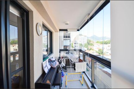 Varanda da Sala de apartamento para alugar com 2 quartos, 67m² em Tijuca, Rio de Janeiro
