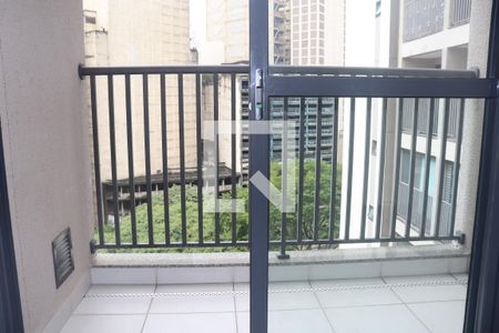 Varanda de kitnet/studio à venda com 1 quarto, 29m² em Bela Vista, São Paulo