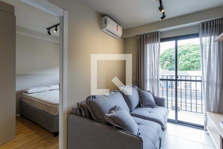 Sala de apartamento à venda com 1 quarto, 26m² em Vila Olímpia, São Paulo