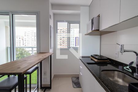 Cozinha de apartamento para alugar com 1 quarto, 46m² em Centro, Campinas