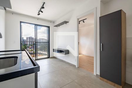 Sala/Cozinha de apartamento para alugar com 1 quarto, 27m² em Pinheiros, São Paulo