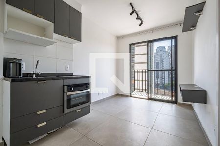 Sala/Cozinha de apartamento para alugar com 1 quarto, 27m² em Pinheiros, São Paulo