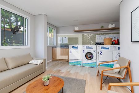 Apartamento para alugar com 24m², 1 quarto e sem vagaLavanderia