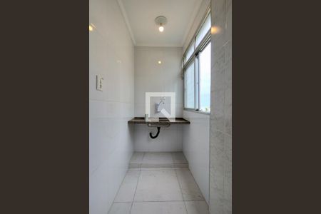 Cozinha de apartamento para alugar com 1 quarto, 33m² em Boqueirão, Praia Grande