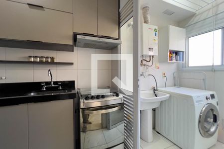 Apartamento à venda com 65m², 2 quartos e 1 vagaCozinha e área de serviço