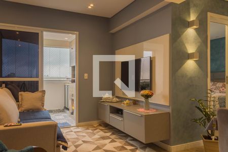 Sala de apartamento à venda com 2 quartos, 65m² em Baeta Neves, São Bernardo do Campo