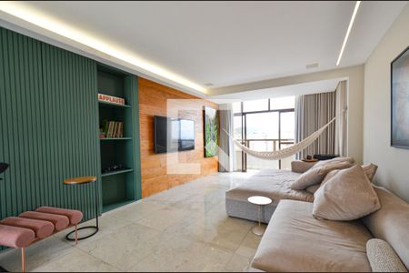 Apartamento à venda com 420m², 4 quartos e 5 vagasEspaço -Sala cobertura