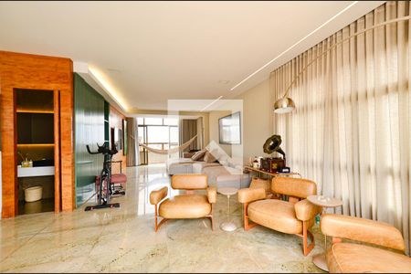 Apartamento à venda com 420m², 4 quartos e 5 vagasEspaço -Sala cobertura