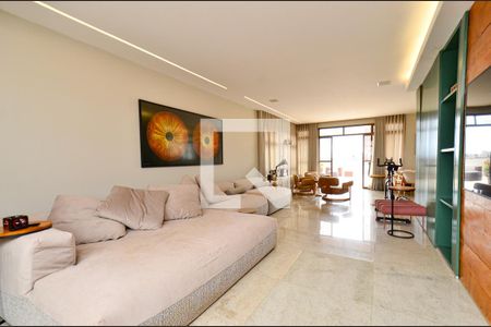 Apartamento à venda com 420m², 4 quartos e 5 vagasEspaço -Sala cobertura