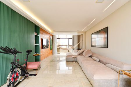 Apartamento à venda com 420m², 4 quartos e 5 vagasEspaço -Sala cobertura