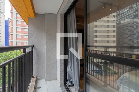 Studio à venda com 25m², 1 quarto e sem vagaVaranda