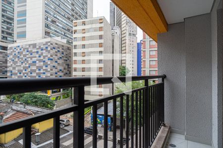 Studio à venda com 25m², 1 quarto e sem vagaVaranda