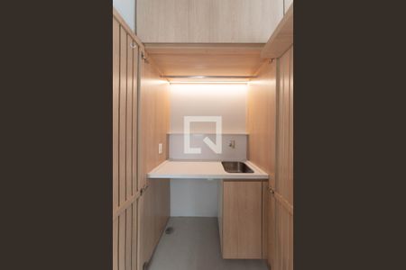 Apartamento à venda com 38m², 1 quarto e 1 vagaCozinha - Lavanderia Integrada