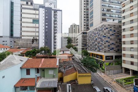 Varanda - Vista de kitnet/studio à venda com 1 quarto, 25m² em Bela Vista, São Paulo