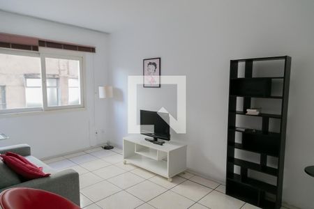 Sala de apartamento para alugar com 1 quarto, 40m² em Farroupilha, Porto Alegre