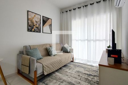 Sala de apartamento para alugar com 2 quartos, 73m² em Aviação, Praia Grande