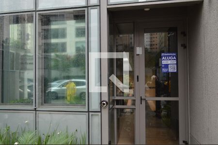 Studio para alugar com 21m², 1 quarto e sem vagaFachada / Plaquinha